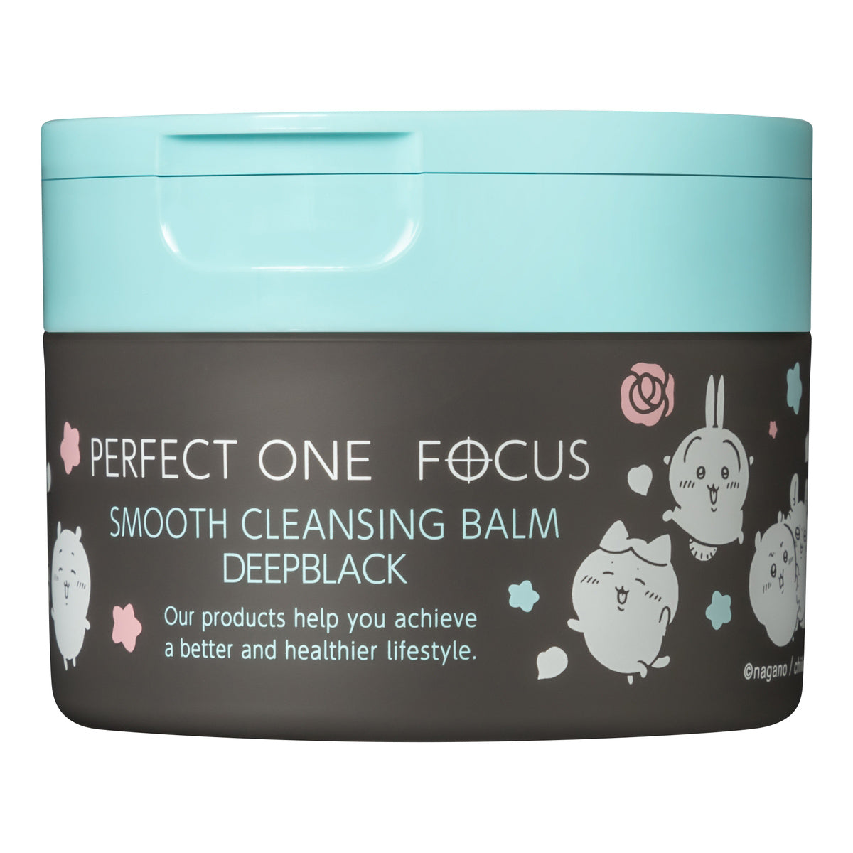 吉伊卡哇 完美一號 煥焦順滑潔面膏（深黑） ちいかわ パーフェクトワン フォーカス スムースクレンジングバーム（ディープブラック）