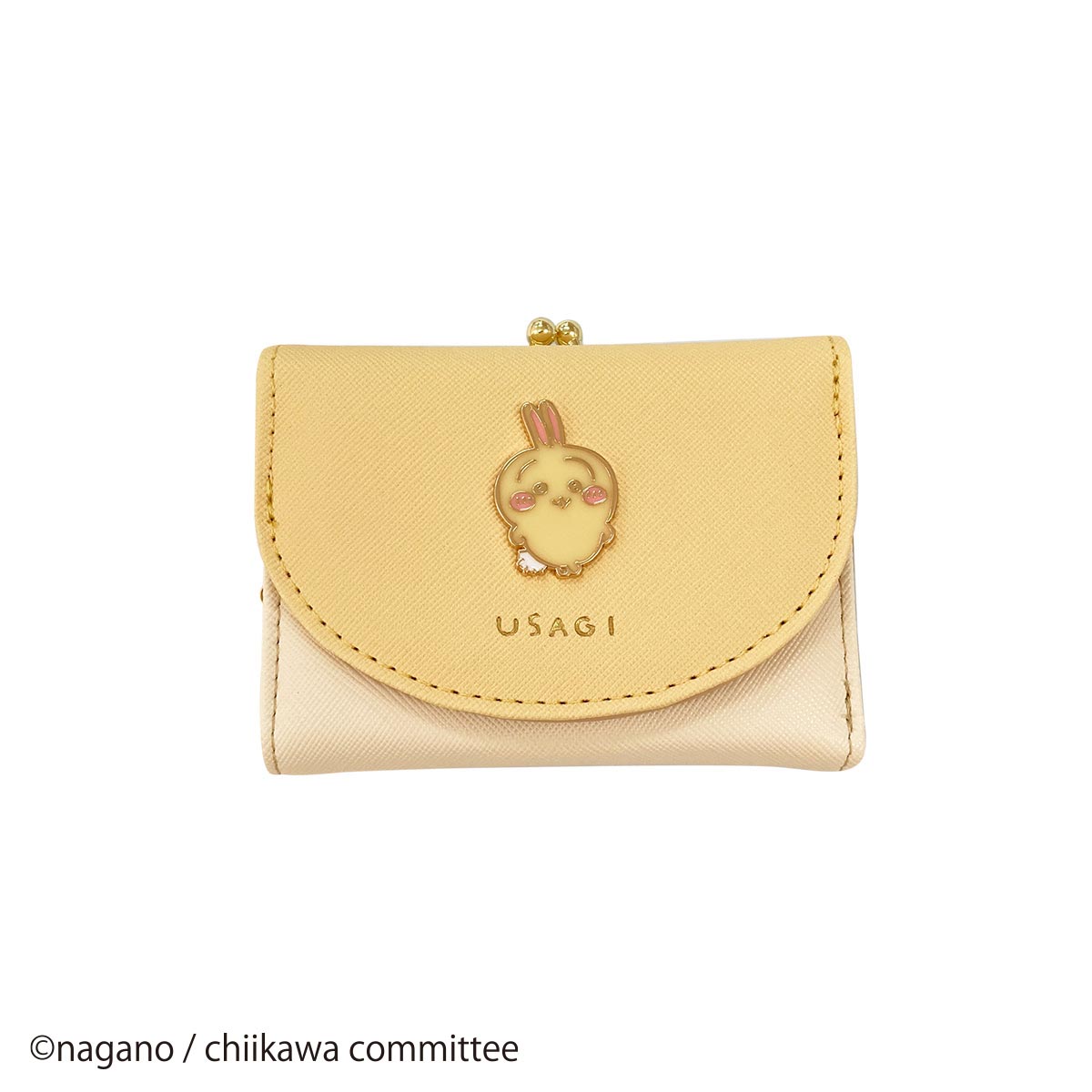 吉伊卡哇 徽章口金錢包（兔兔） ちいかわ バッジ口金財布（うさぎ）