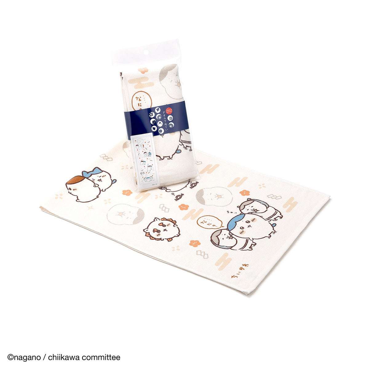 吉伊卡哇 擦手毛巾（神明！？） ちいかわ 手ぬぐいタオル（神様！？）
