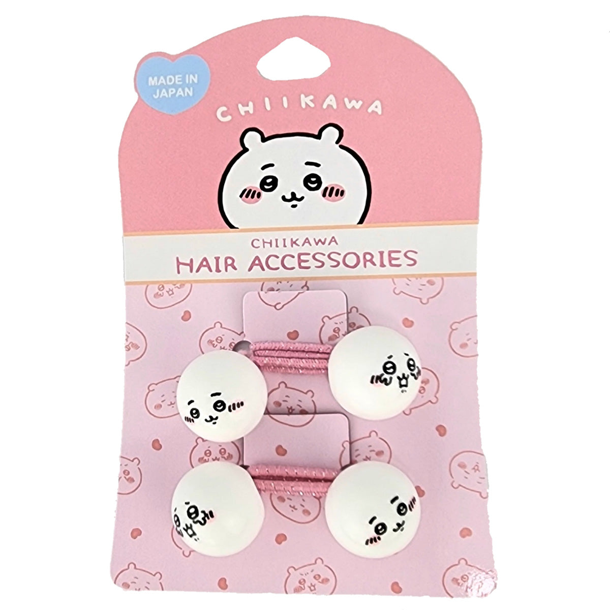吉伊卡哇 鈴球髮圈2件組（吉伊卡哇） ちいかわ 鈴玉ヘアポニー2P（ちいかわ）