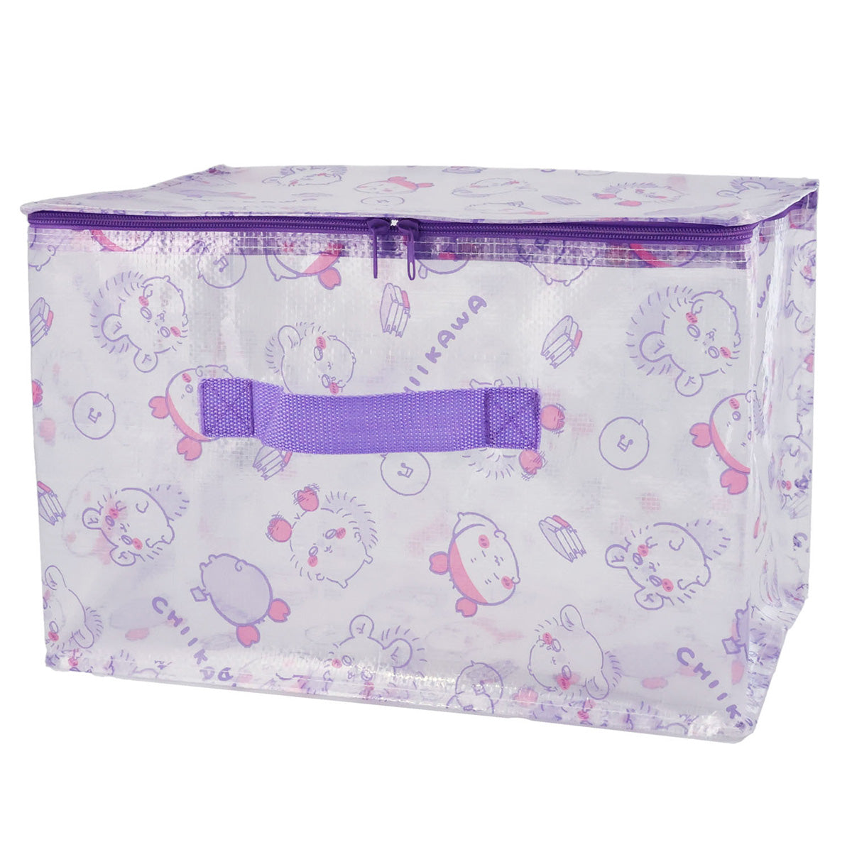 吉伊卡哇 收納盒 紫色 ちいかわ ストレージボックス パープル