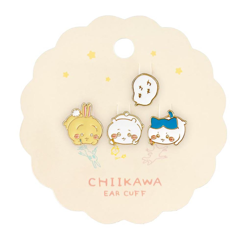 吉伊卡哇 耳環耳環（金色 刮刮） ちいかわ イヤーカフ（ゴールド カキカキ）