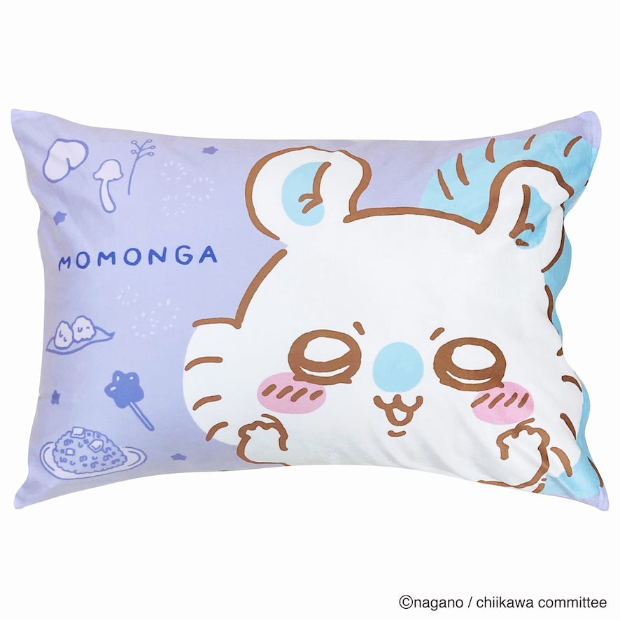 吉伊卡哇 枕頭套（小桃鼠） ちいかわ 枕カバー（モモンガ）