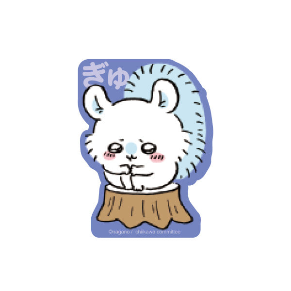 吉伊卡哇 人物貼紙（莫莫加緊緊） ちいかわ キャラステ（モモンガぎゅっ）