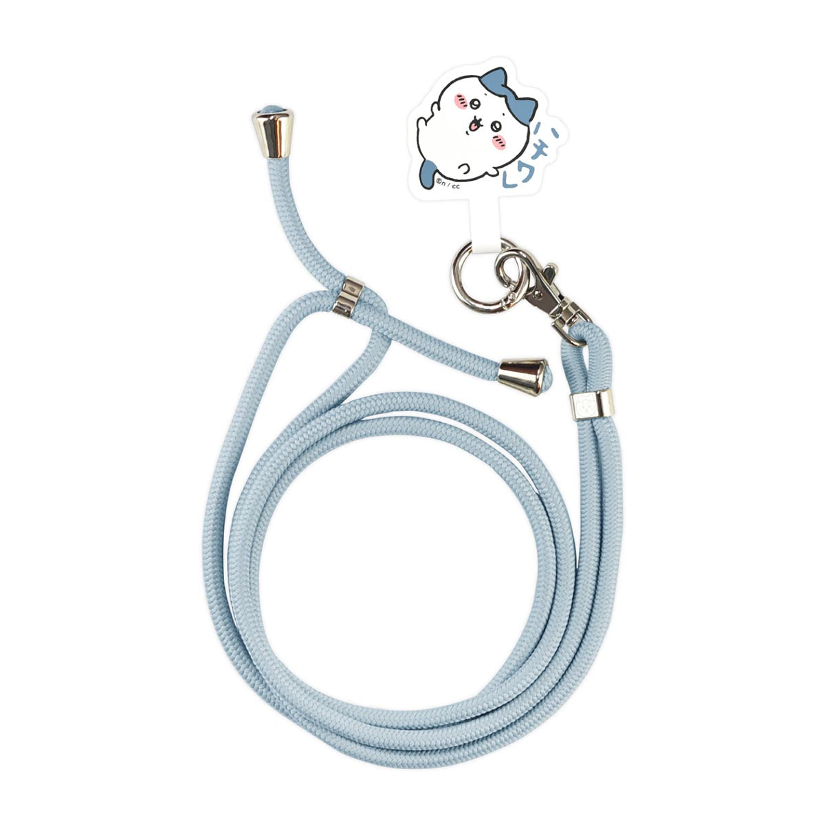 吉伊卡哇 多功能環加掛繩組（小八貓） ちいかわ マルチリングプラス ストラップセット（ハチワレ）