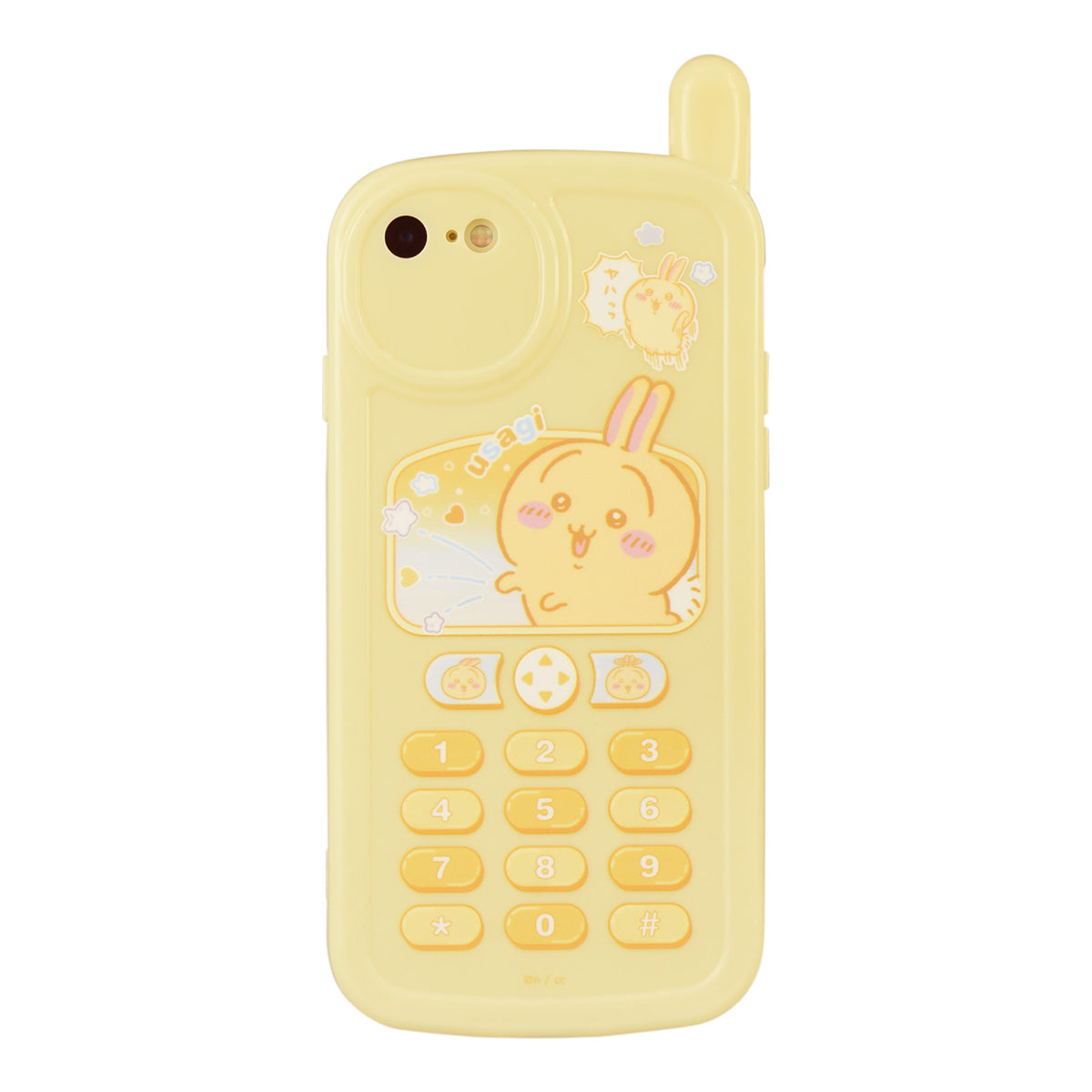 吉伊卡哇 iPhone 相容 復古翻蓋手機風格手機殼（兔兔） ちいかわ iPhone対応 レトロガラケー風ケース（うさぎ）