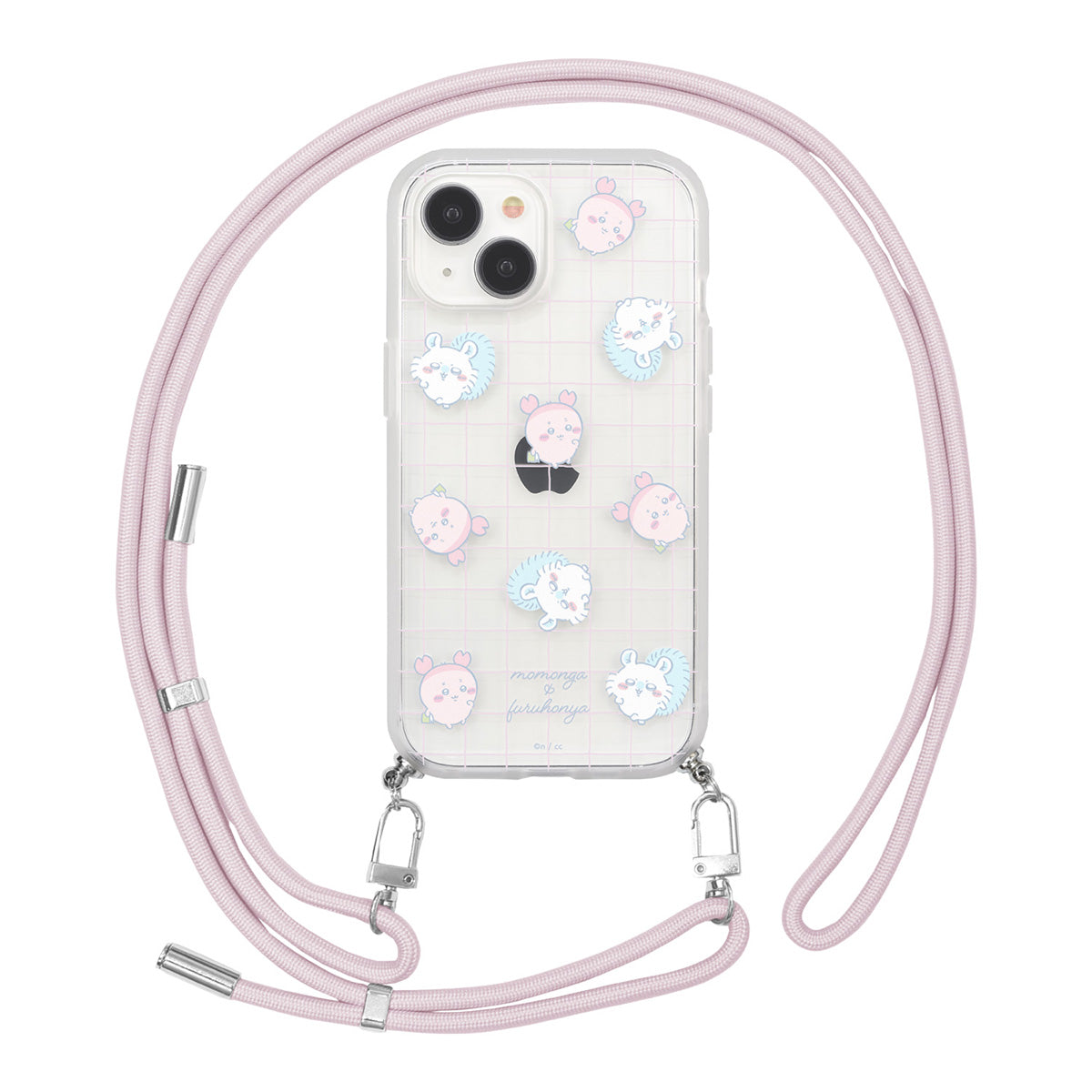 吉伊卡哇 IIIIfit Loop手機殼（全圖案） ちいかわ IIIIfit Loop iPhone対応 ケース（モモンガ＆古本屋総柄）