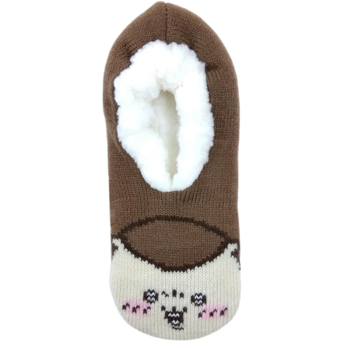 吉伊卡哇 內裡絨毛鞋（栗子饅頭） 女款 ちいかわ 裏ボアシューズ（くりまんじゅう） レディース用