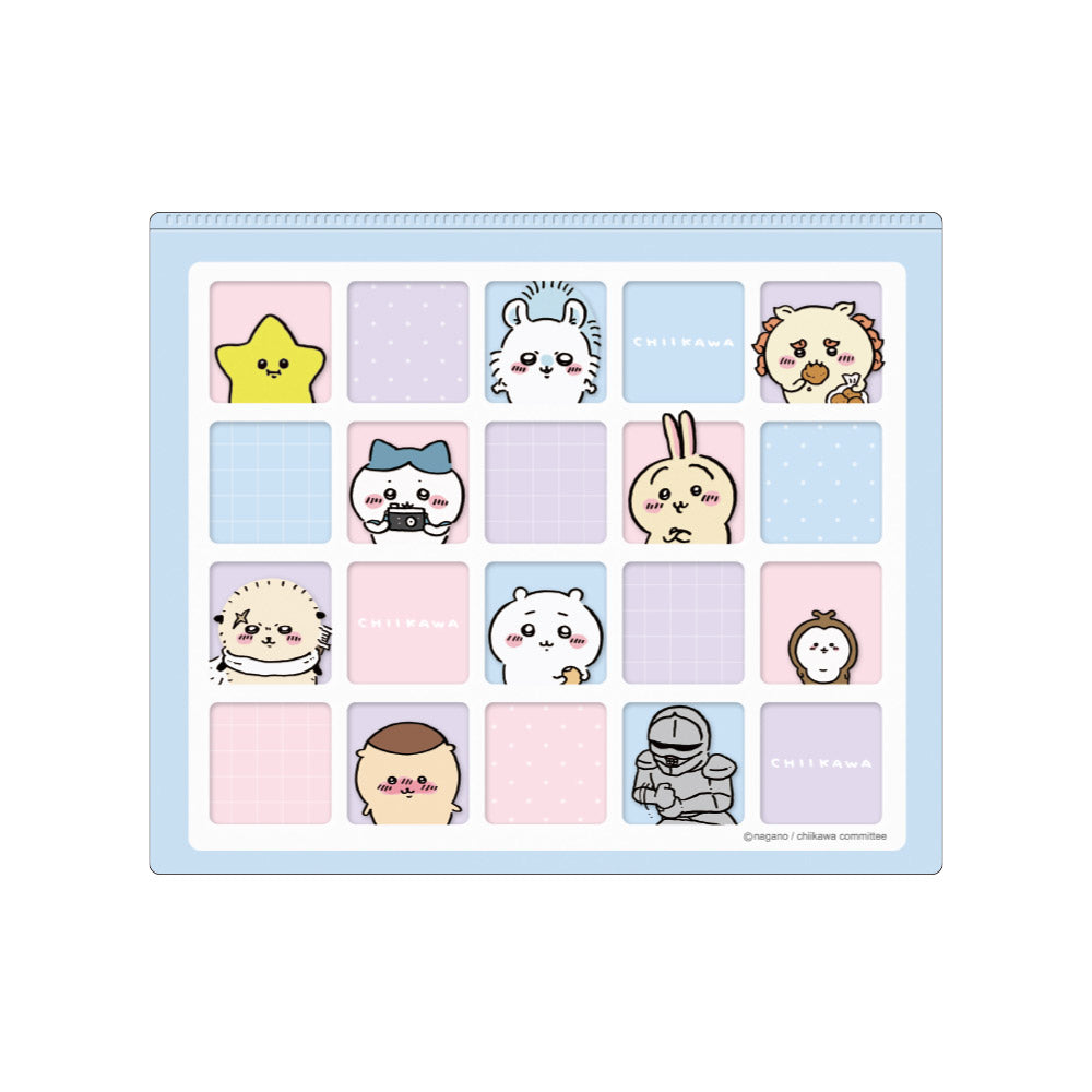 吉伊卡哇 可夾式抗菌滑鼠墊（藍色） ちいかわ はさめる抗菌マウスパッド（ブルー）