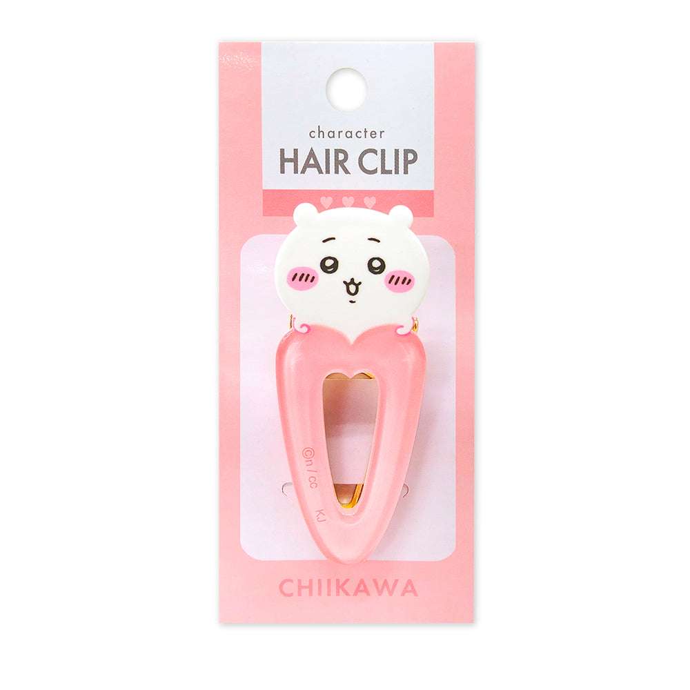 吉伊卡哇 髮夾（吉伊卡哇・愛心） ちいかわ ヘアクリップ（ちいかわ・ハート）