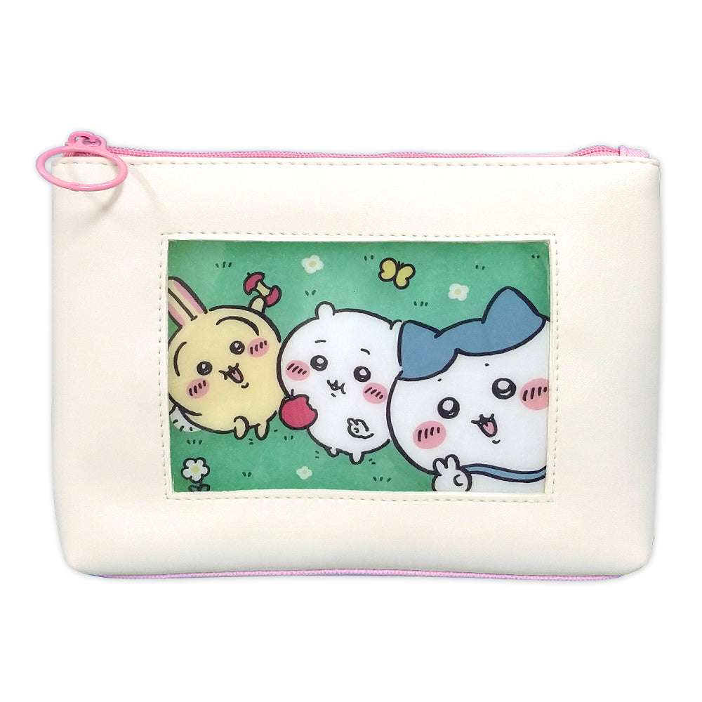 吉伊卡哇 扁平筆袋（來，茄子！） ちいかわ フラットペンポーチ（はい、チーズ！）
