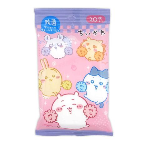 吉伊卡哇 除菌濕巾 20張 ちいかわ 除菌ウェットティシュ20枚