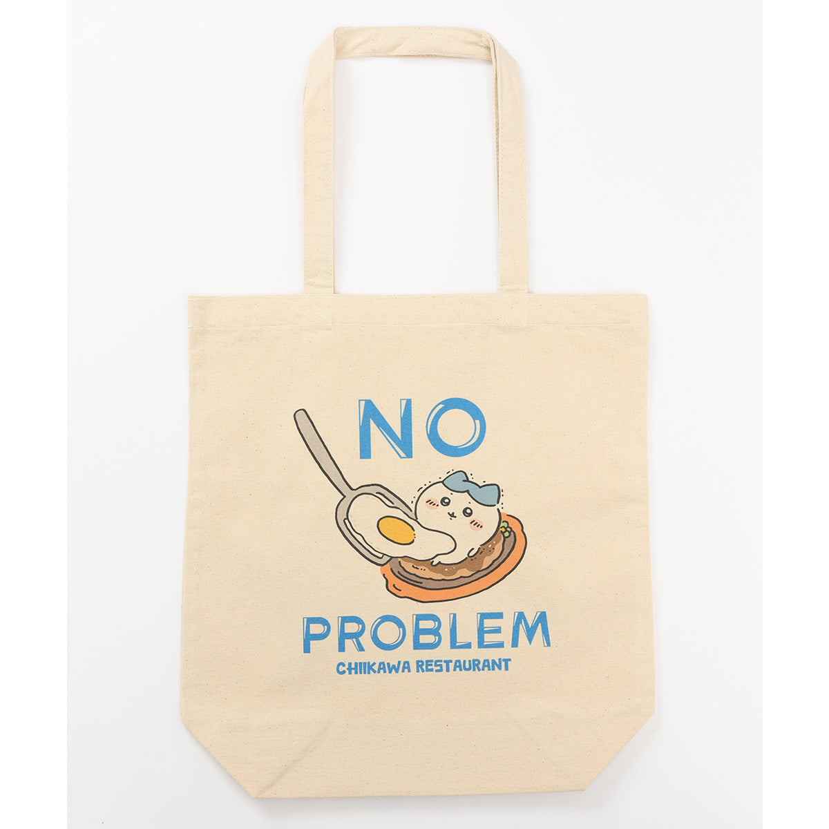 吉伊卡哇 吉伊卡哇餐廳 托特包 NO PROBLEM 天然色 ちいかわ ちいかわレストラン トートバッグ NO PROBLEM ナチュラル