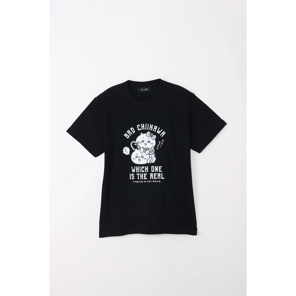 吉伊卡哇 魔法吉伊卡哇 T恤 BAD CHIIKAWA 黑色 ちいかわ まじかるちいかわ Tシャツ BAD CHIIKAWA ブラック