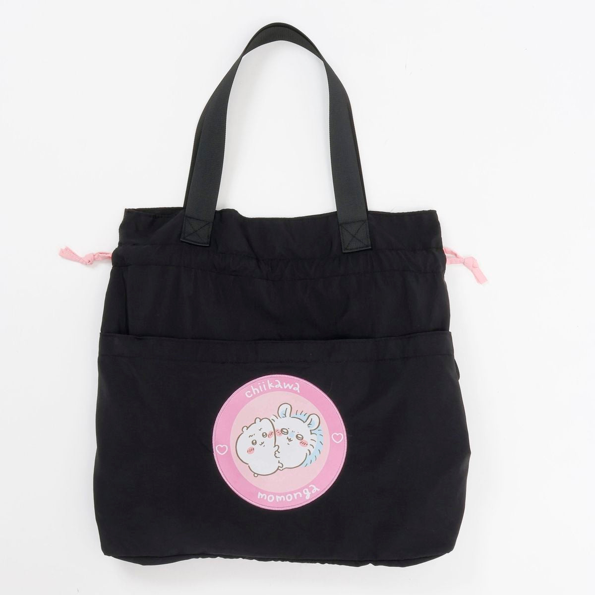 吉伊卡哇 2WAY背包 吉伊卡哇＆莫莫加 黑色 ちいかわ 2WAYナップサック ちいかわ＆モモンガ ブラック