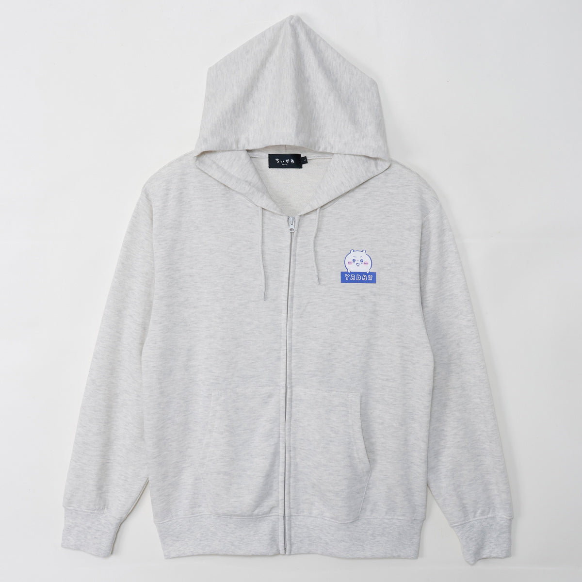 吉伊卡哇 ZIP連帽外套 YADA！ 混灰色 ちいかわ ZIPパーカー YADA！ ミックスグレー