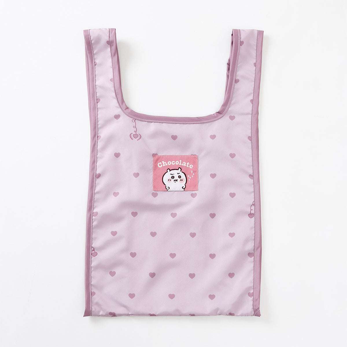 吉伊卡哇 購物袋 愛心巧克力 吉伊卡哇 粉色 ちいかわ エコバッグ ハートチョコレート ちいかわ ピンク