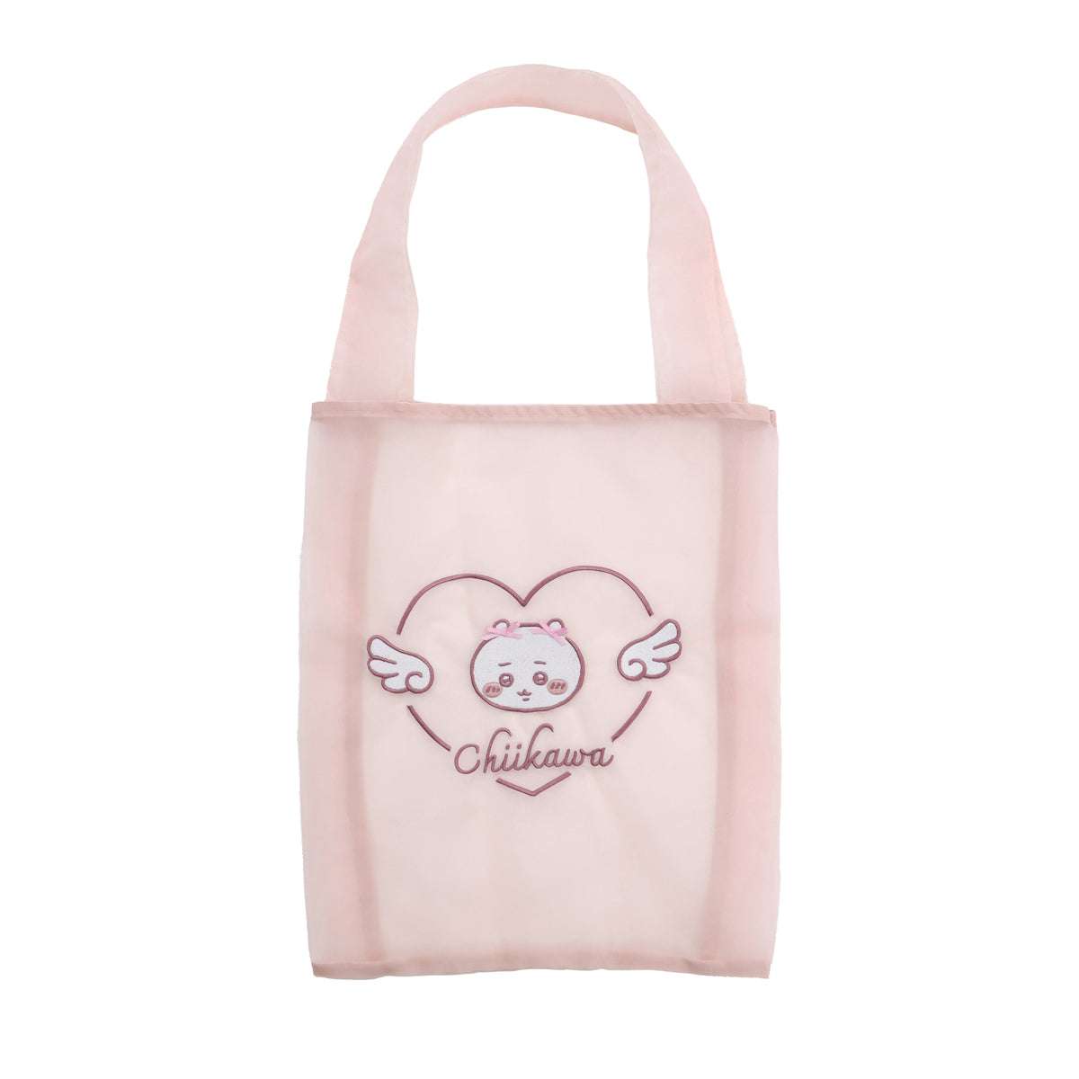 吉伊卡哇 Go!HARAJUKU 歐根紗包 蝴蝶結 粉紅色 (吉伊卡哇) ちいかわ Go!HARAJUKU オーガンジーバッグ リボンリボン ちいかわ ピンク