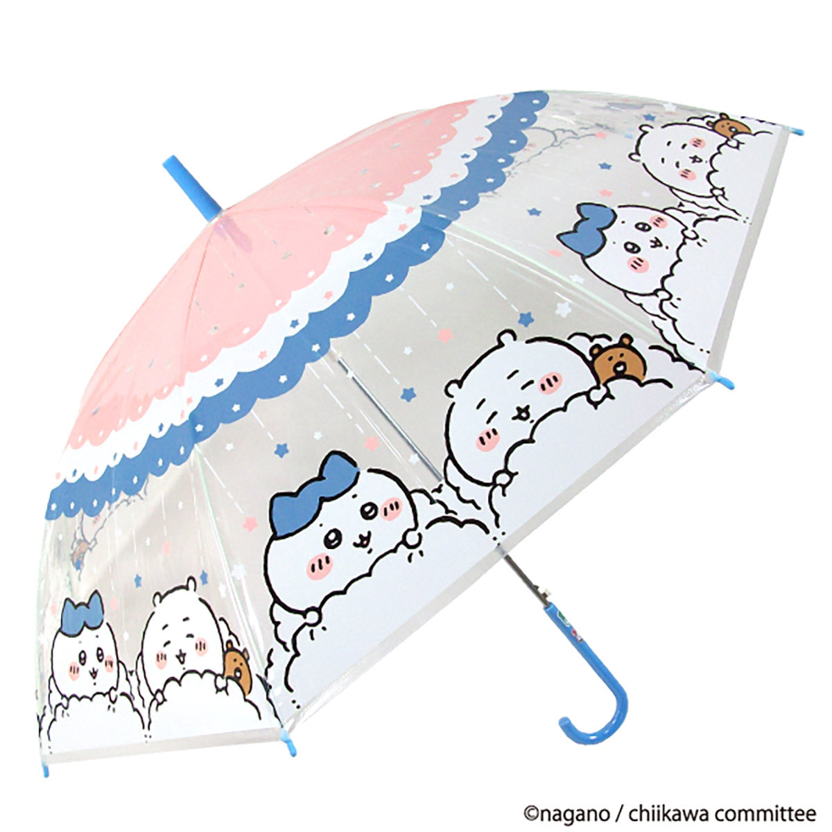 吉伊卡哇 透明雨傘 58cm（晚安） ちいかわ ビニール傘 58cm（おやすみ）