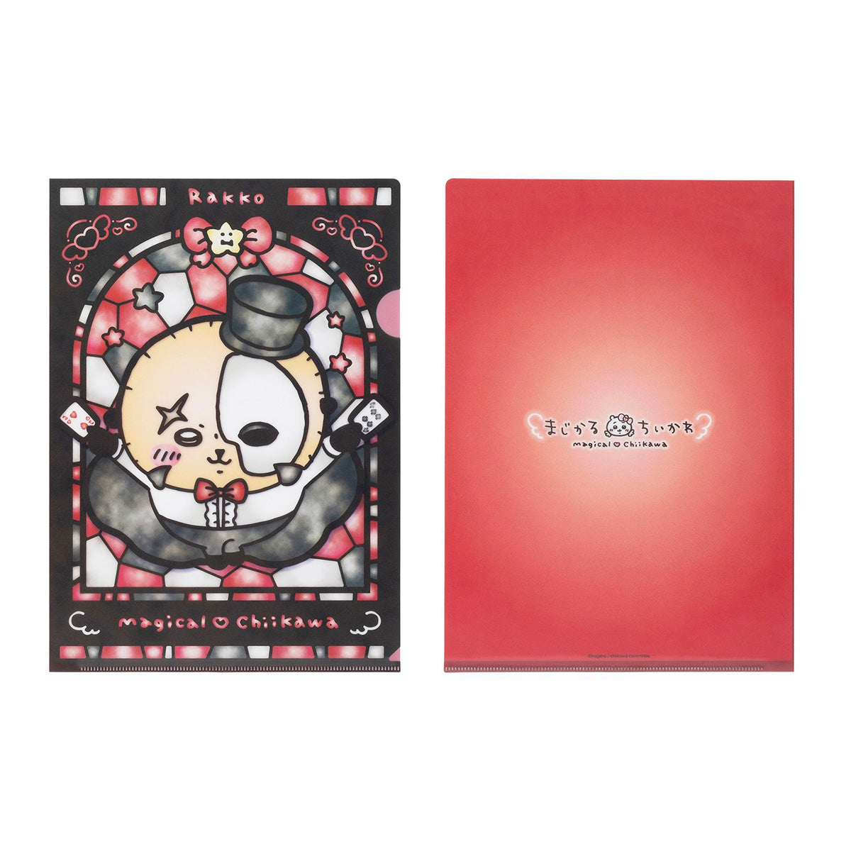 吉伊卡哇 魔法吉伊卡哇 彩色玻璃風格 透明文件夾（海獺） ちいかわ まじかるちいかわ ステンドグラス風クリアファイル（ラッコ）