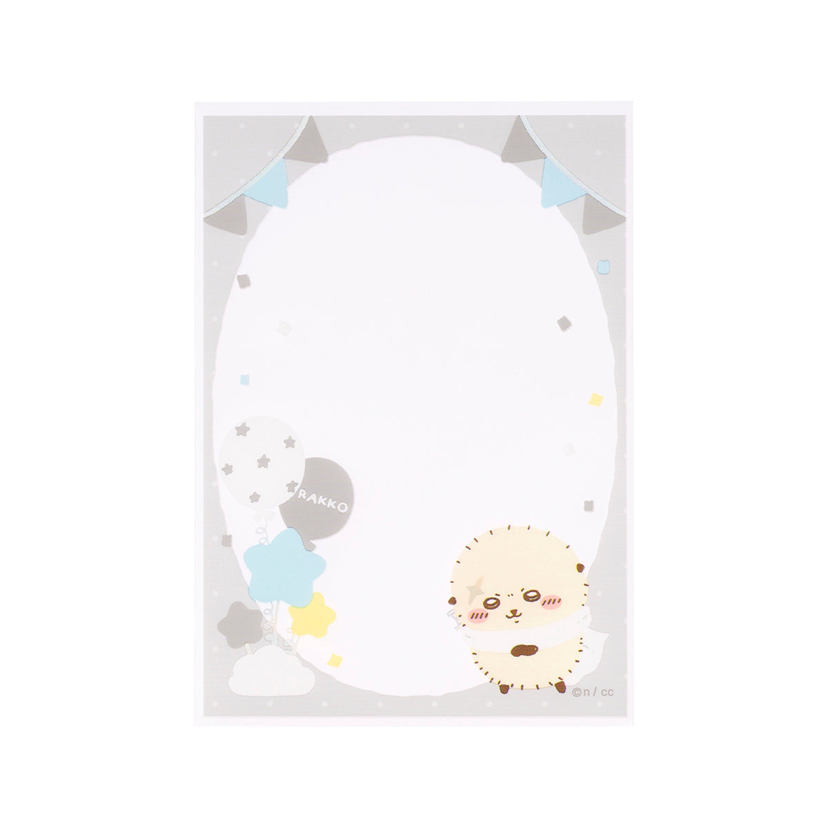 吉伊卡哇 可放迷你照片的透明套（海獺） ちいかわ ミニフォトが入るサイズのクリアスリーブ（ラッコ）