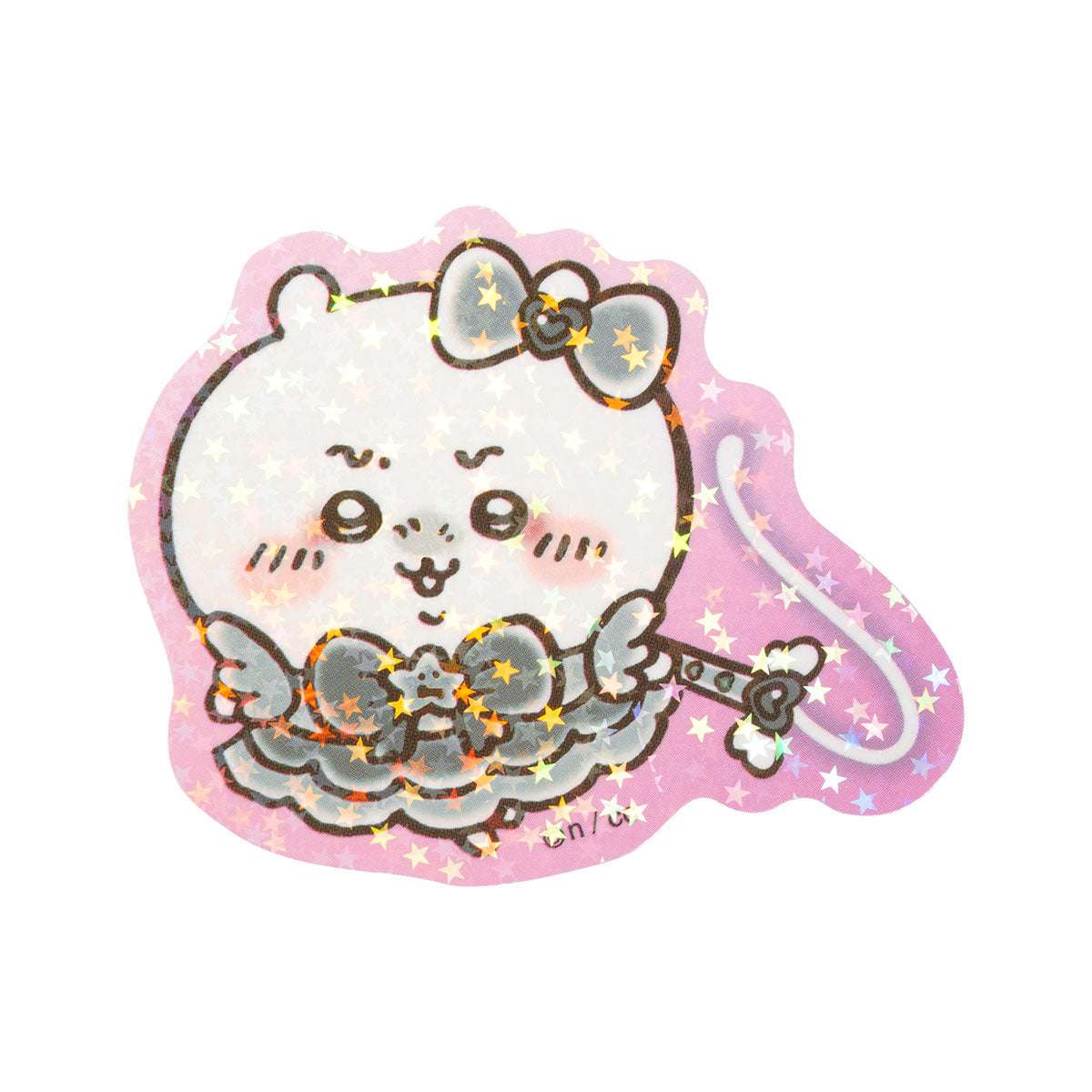 吉伊卡哇 魔法吉伊卡哇 黑魔法全息貼紙（吉伊卡哇） ちいかわ まじかるちいかわ 悪いバージョンなホログラムステッカー（ちいかわ）