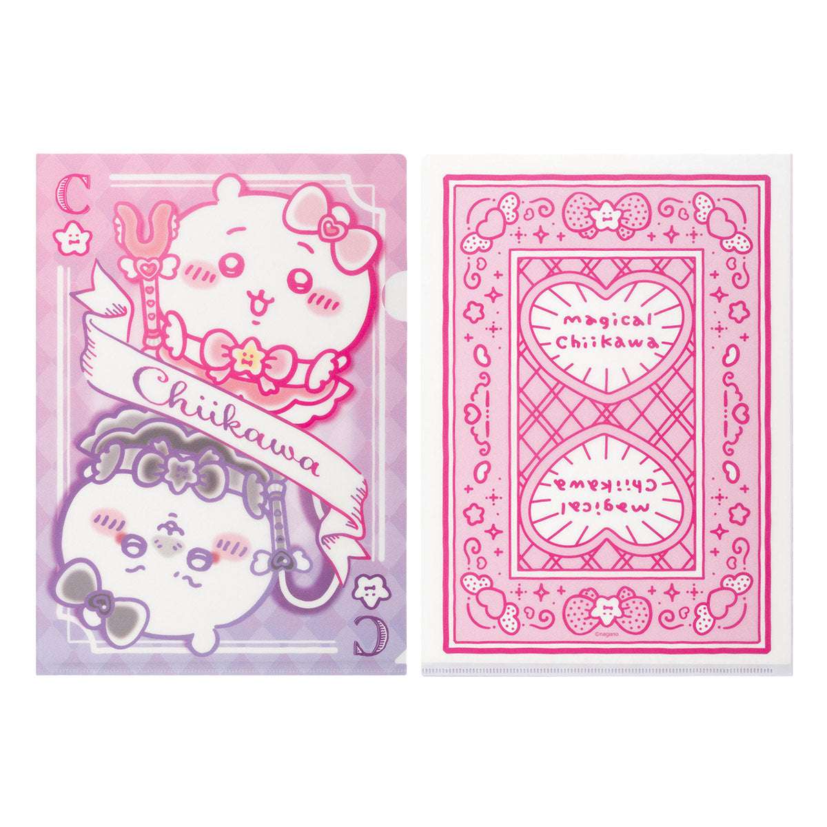 吉伊卡哇 魔法少女吉伊卡哇 撲克牌狀透明文件夾 (吉伊卡哇) ちいかわ まじかるちいかわ トランプなクリアファイル（ちいかわ）