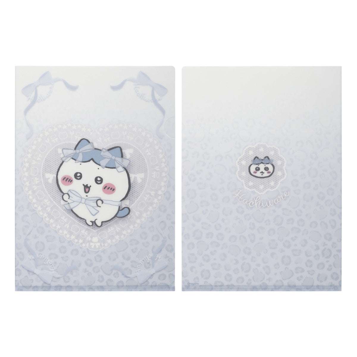 吉伊卡哇 Go!HARAJUKU透明文件夾 (蝴蝶結 小八貓) ちいかわ Go!HARAJUKU クリアファイル（リボン ハチワレ）