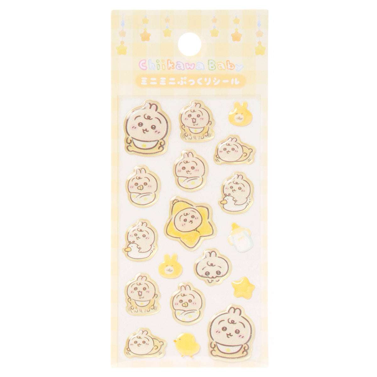吉伊卡哇 Chiikawa Baby 迷你迷你豐滿印章（兔兔） ちいかわ Chiikawa Baby ミニミニぷっくりシール（うさぎ）