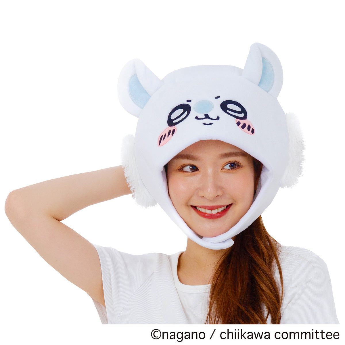 吉伊卡哇 動物造型帽（莫莫加） ちいかわ 着ぐるみ帽子（モモンガ）