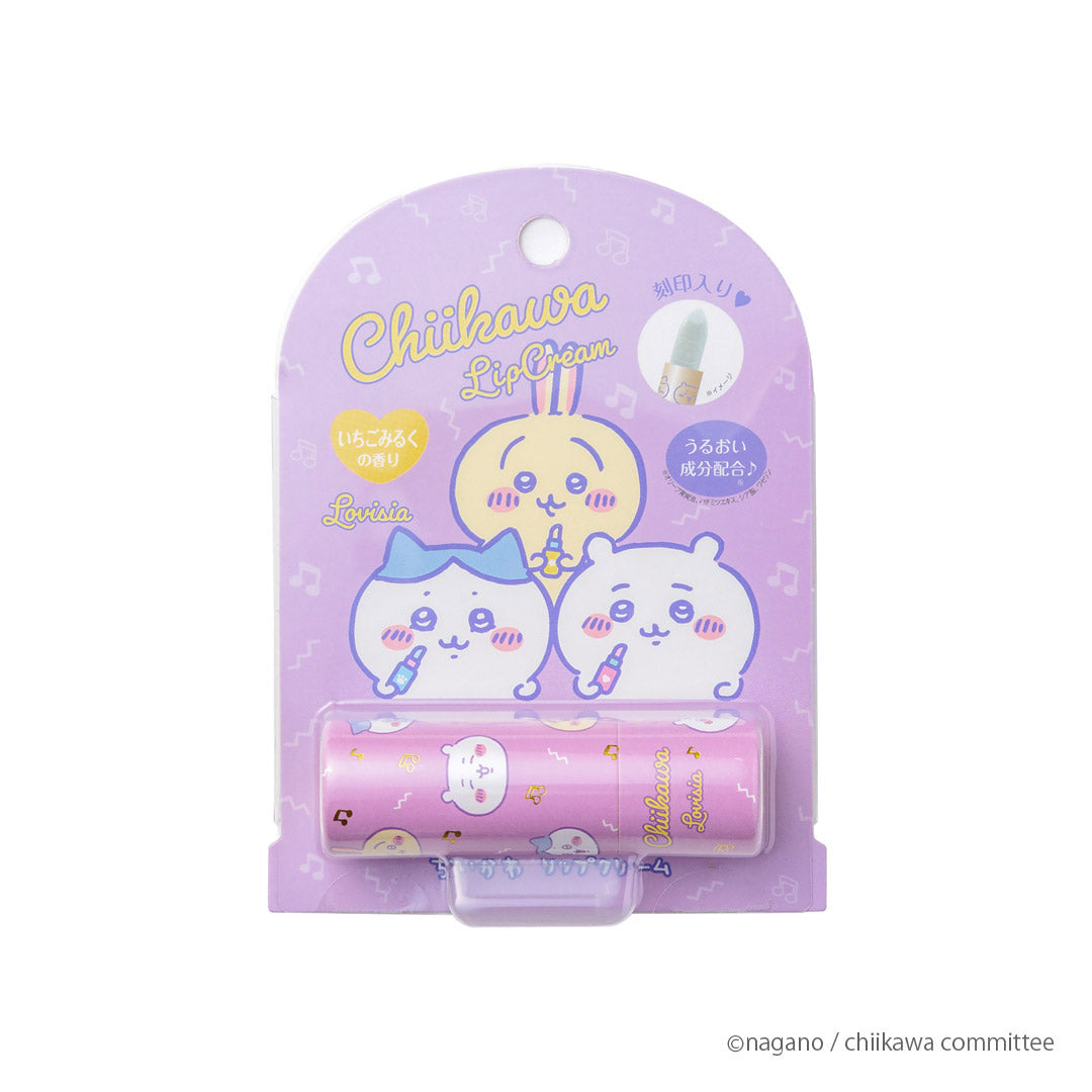 吉伊卡哇 Lovisia 潤唇膏（吉伊卡哇＆小八貓＆兔子） ちいかわ Lovisia リップクリーム（ちいかわ＆ハチワレ＆うさぎ）