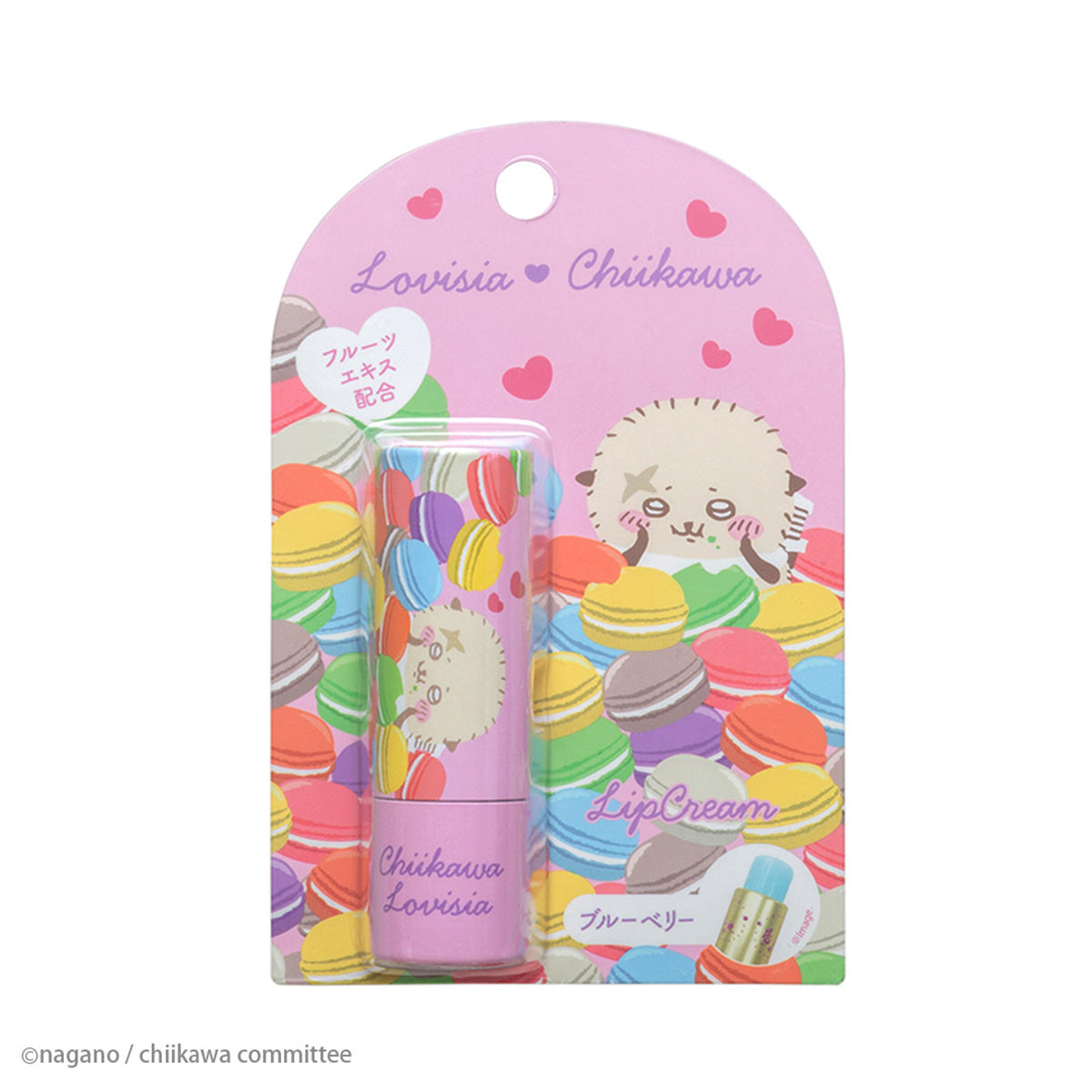 吉伊卡哇 Lovisia 潤唇膏（大集合 海獺） ちいかわ Lovisia リップクリーム（大集合ラッコ）