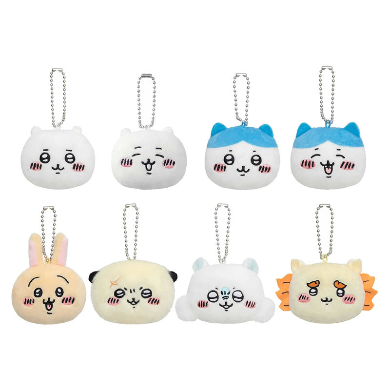 吉伊卡哇 鈴鐺臉吊飾（全8種） ちいかわ 鈴入りおかおマスコット（全8種）