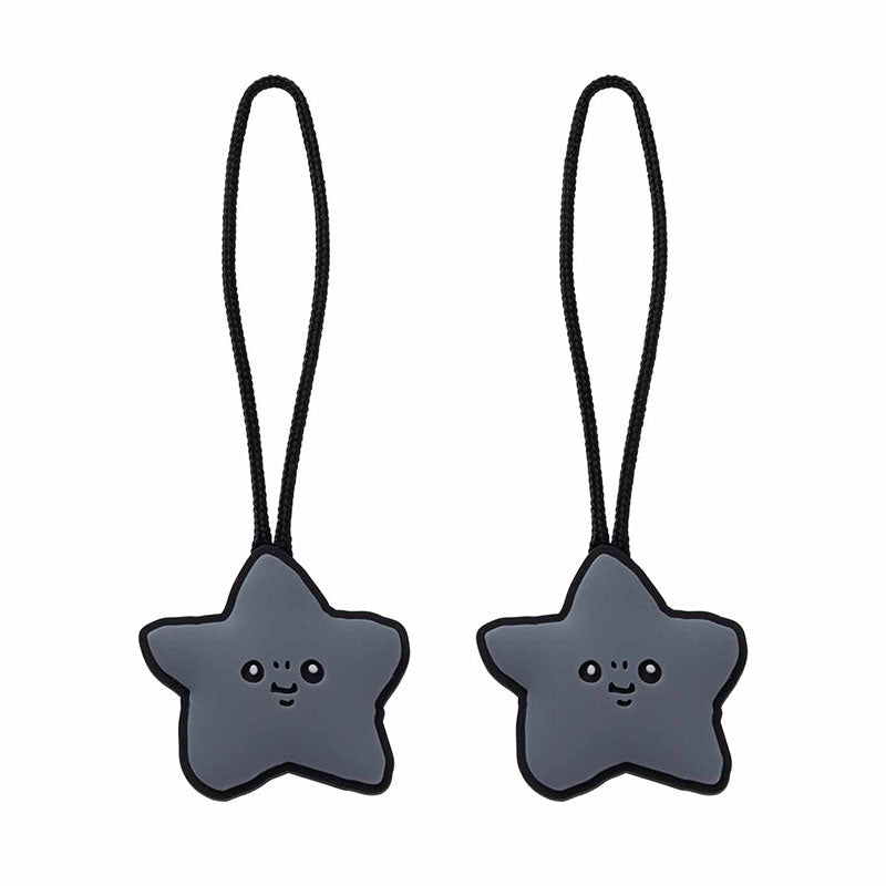 吉伊卡哇 拉鍊標籤（黑色星星） ちいかわ ジッパータブ（黒い星）