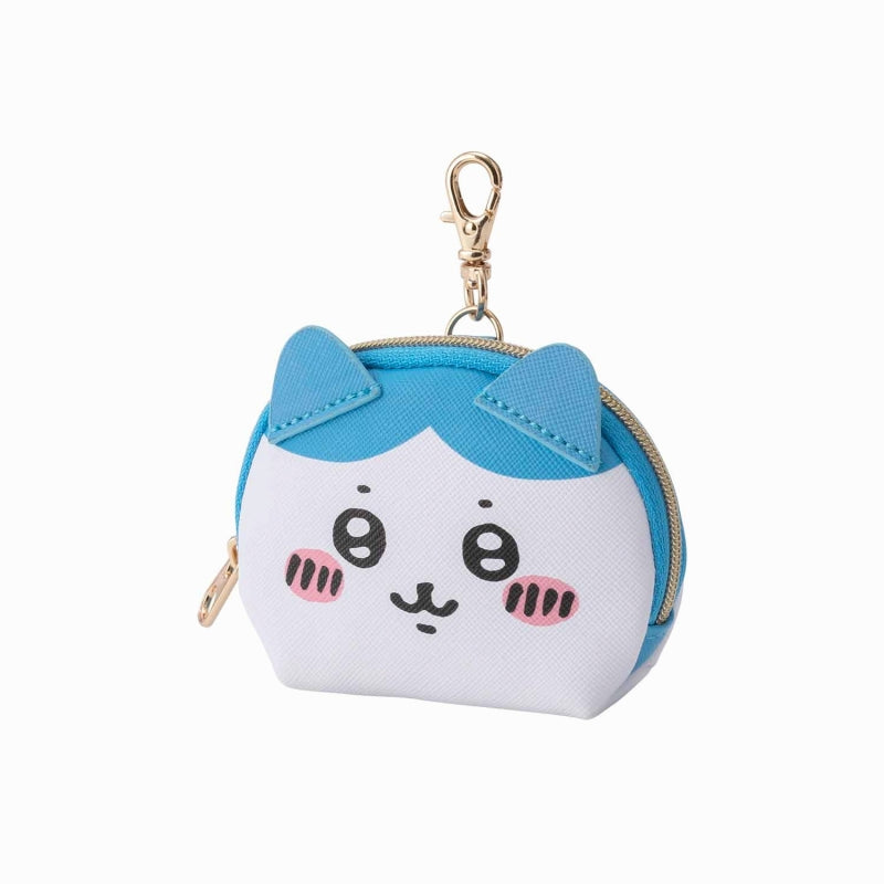 吉伊卡哇 貝殼型小臉迷你包（小八貓） ちいかわ シェル型おかおミニポーチ（ハチワレ）