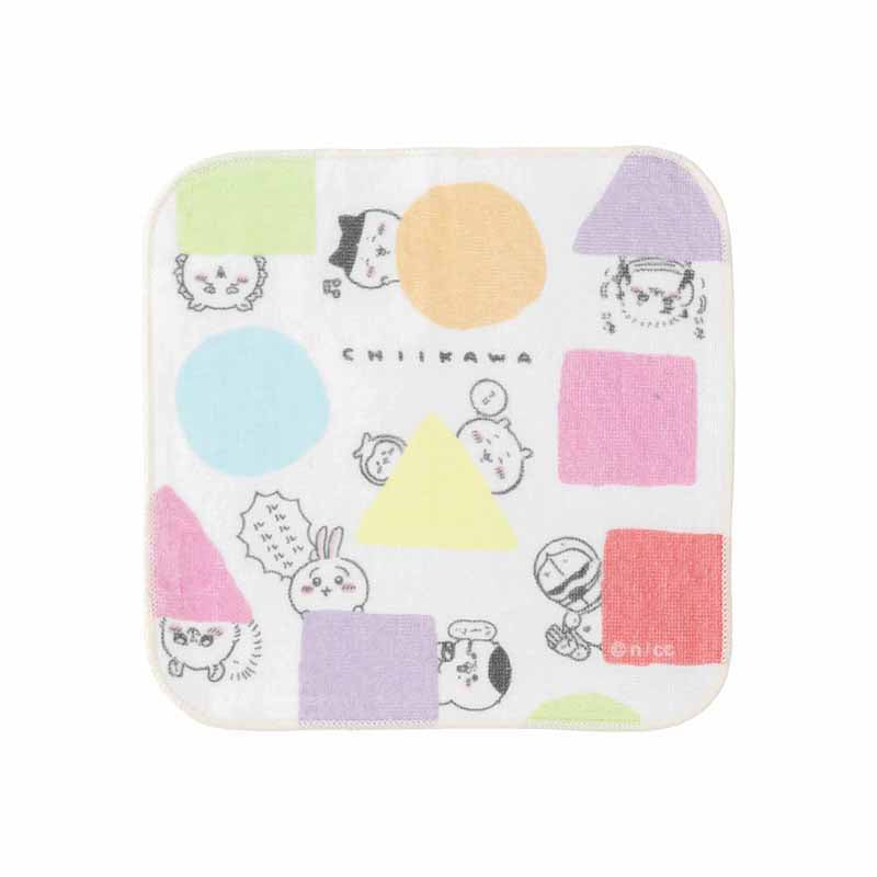 吉伊卡哇 露臉小手巾（大家一起露臉） ちいかわ ひょっこりのぞくハンドタオル（みんなでひょっこり）