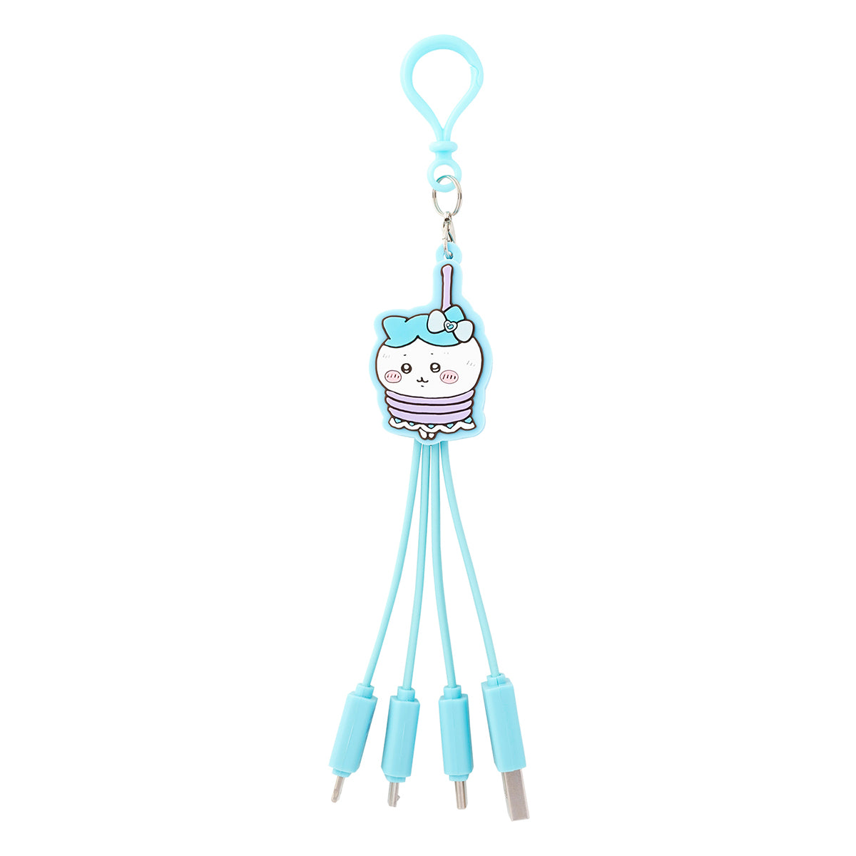 吉伊卡哇 魔法吉伊卡哇 多功能智慧型手機充電線（被抓住的小八貓） ちいかわ まじかるちいかわ マルチスマホ充電ケーブル（捕まっちゃったハチワレ）