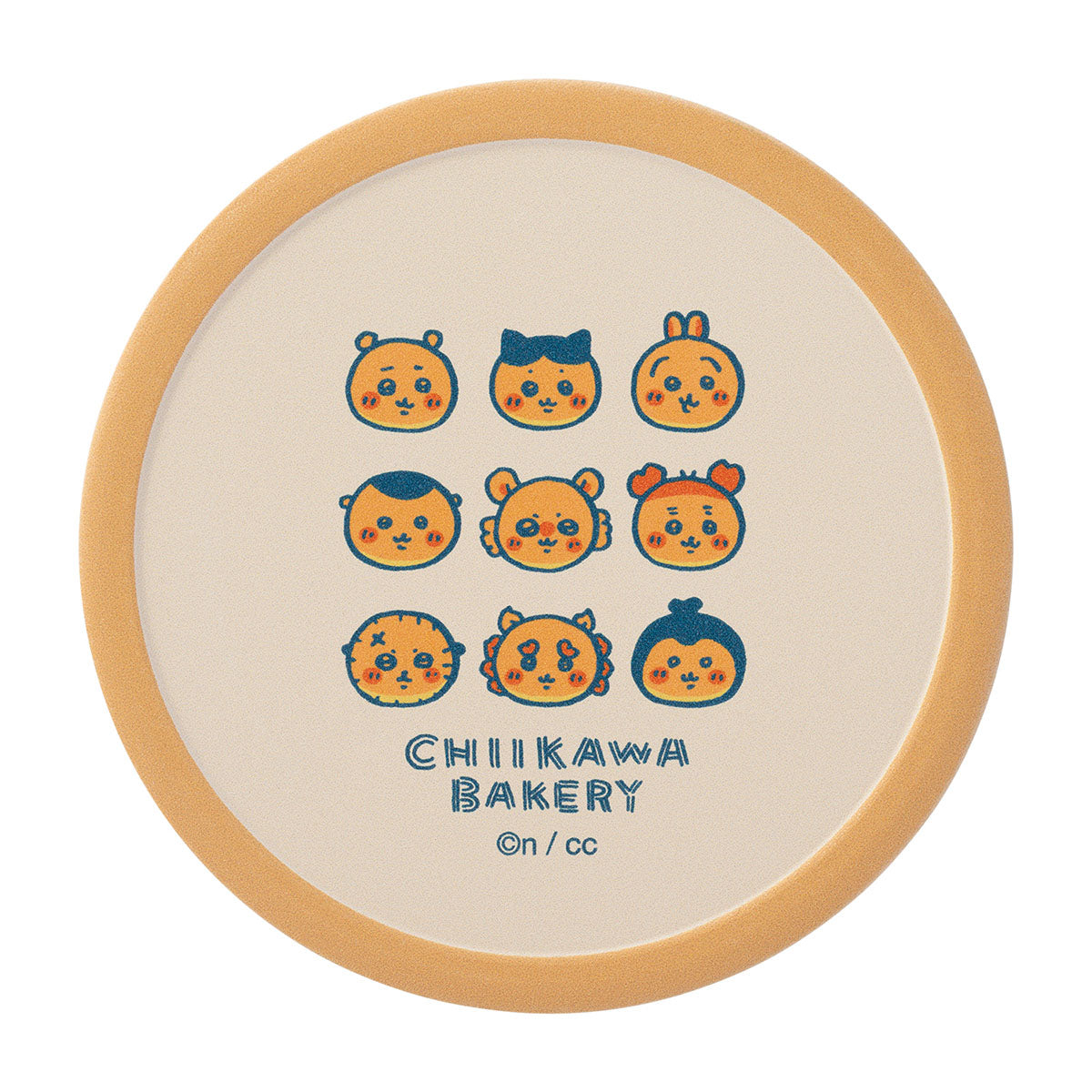 吉伊卡哇 吉伊卡哇麵包店 陶制杯墊（麵包大夥兒） ちいかわ ちいかわベーカリー 素焼きコースター（パンなみんな）