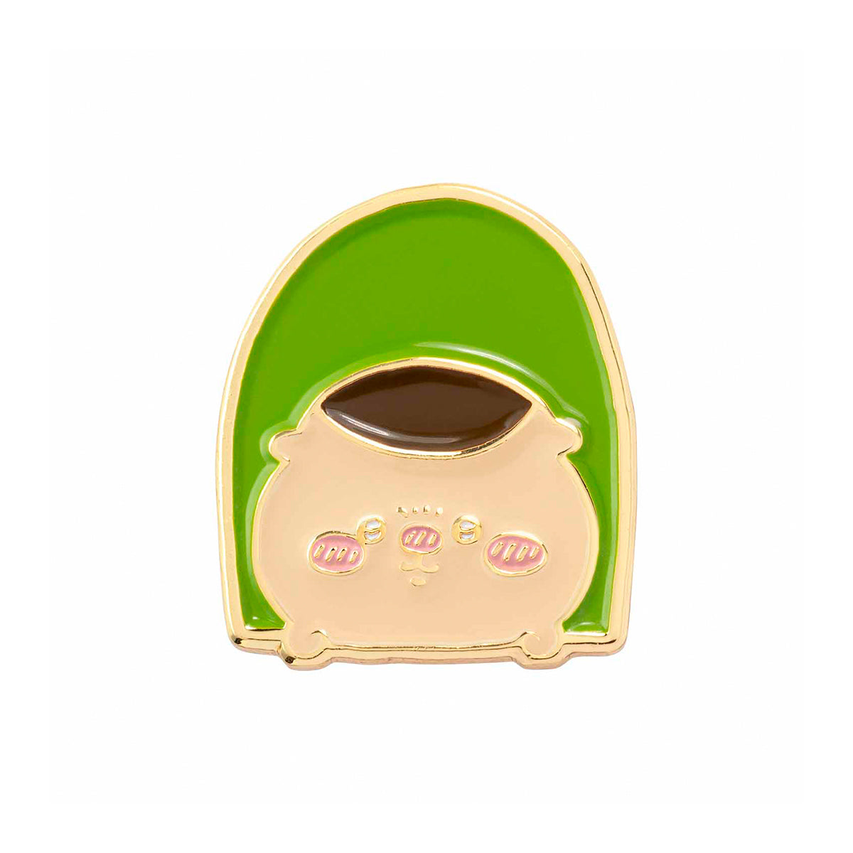 吉伊卡哇  東京特產 小小別針（窗外的栗子饅頭） ちいかわ 東京みやげ ちっちゃなピンバッジ（窓からくりまんじゅう）