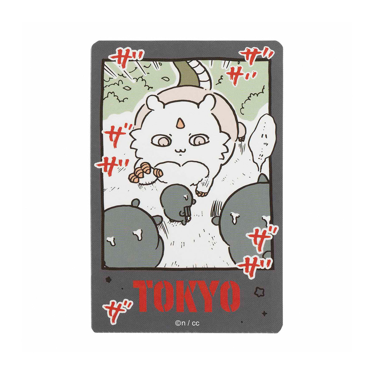 吉伊卡哇  東京特產 手機貼紙（那個孩子） ちいかわ 東京みやげ スマホに貼れるサイズのTOKYOステッカー（あのこ）