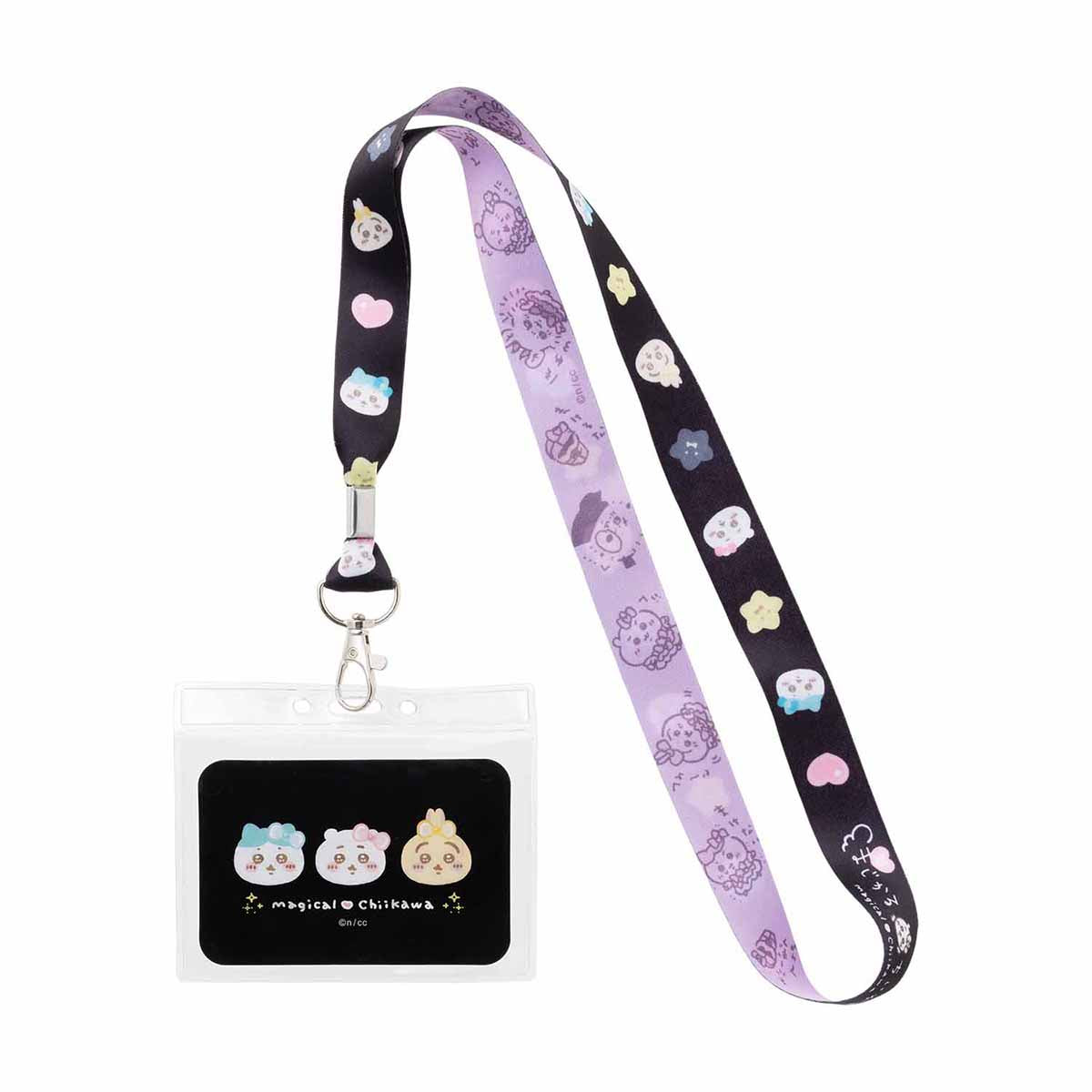 吉伊卡哇 超魔法吉伊卡哇 頸掛繩（黑色） ちいかわ 超まじかるちいかわ ネックストラップ（ブラック）
