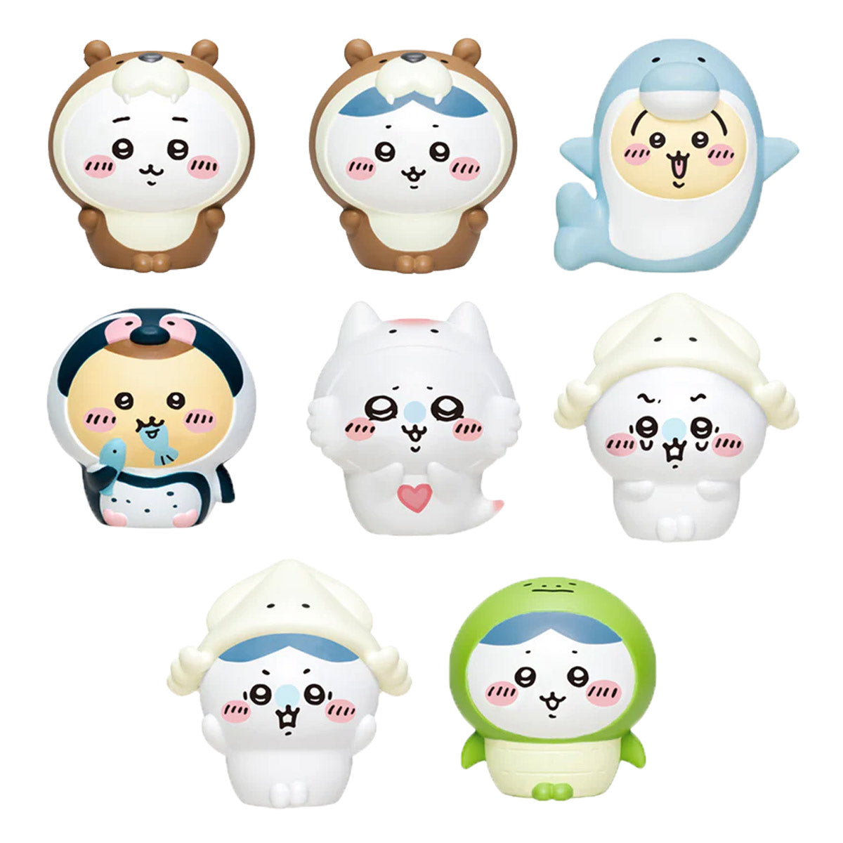 吉伊卡哇水族館 迷你軟膠手辦收藏（全8種） ちいかわ水族館 ミニソフビフィギュアコレクション（全8種）