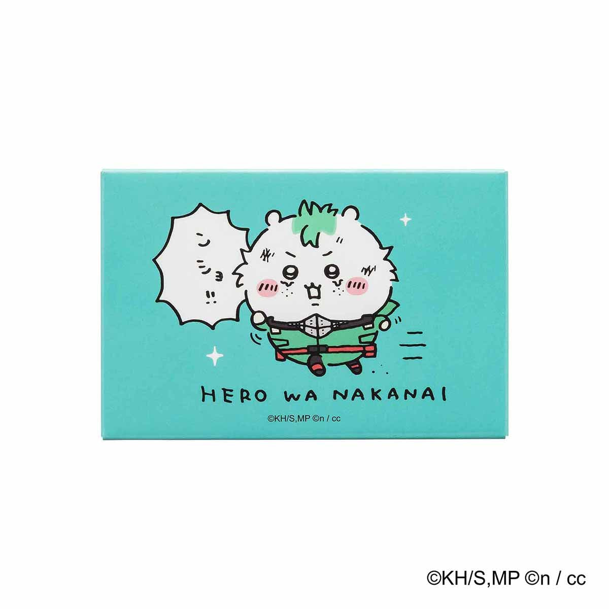 吉伊卡哇 × 我的英雄學院 方形磁鐵（HERO WA NAKANAI） 僕のヒーローアカデミア×ちいかわ スクエアマグネット（HERO WA NAKANAI）