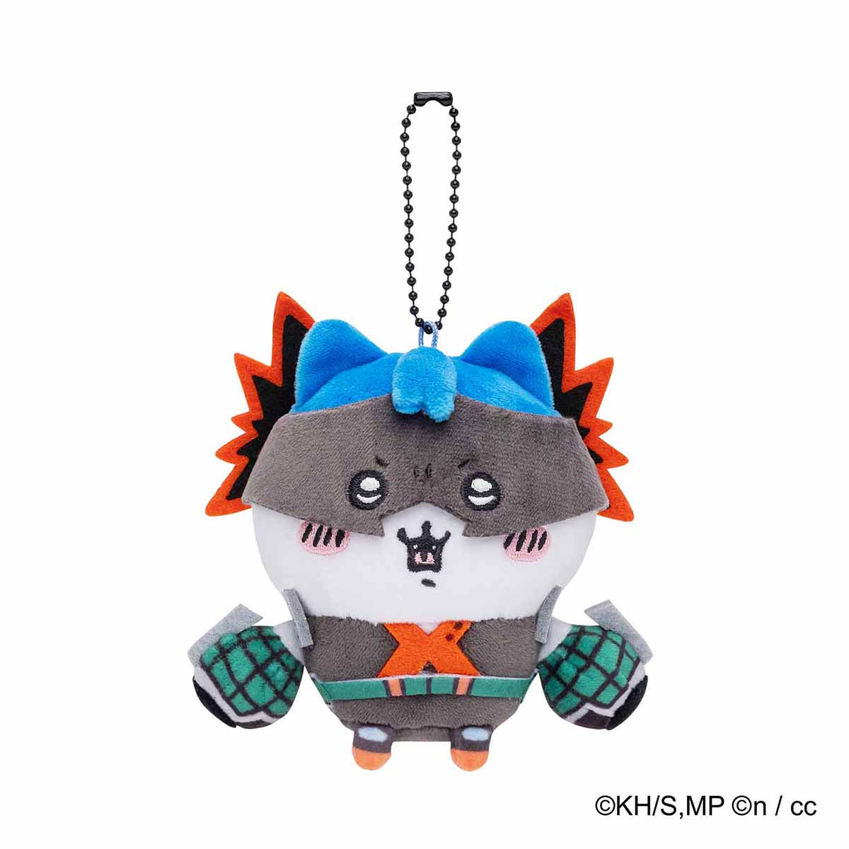 我的英雄學院× 吉伊卡哇 吊飾（爆豪勝己 × 小八貓） 僕のヒーローアカデミア×ちいかわ マスコット（爆豪勝己×ハチワレ）