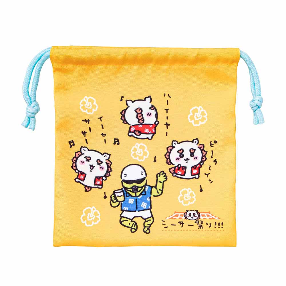 吉伊卡哇 風獅爺祭典！！！ 適中的巾包 ちいかわ シーサー祭り！！！ ほどよいサイズの巾着
