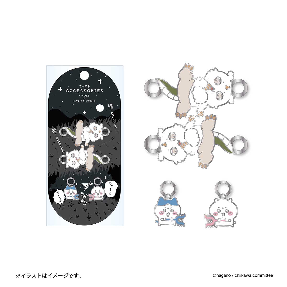 吉伊卡哇 鞋飾配件（那個孩子·討伐） ちいかわ シューズアクセサリー（あのこ・討伐）