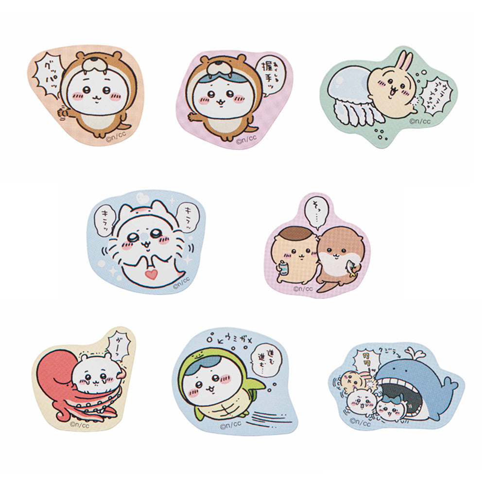 吉伊卡哇水族館 墨水貼紙（24枚入） ちいかわ水族館 フレークシール（24枚入り）