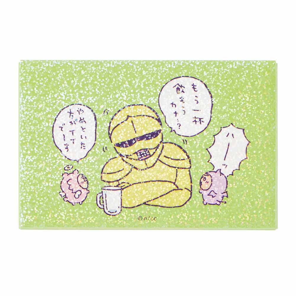 吉伊卡哇 天使?惡魔 全息方形磁鐵（再喝一杯吧…？） ちいかわ てんし♡あくま ホログラムスクエアマグネット（もう一杯飲もうカナ・・・？）