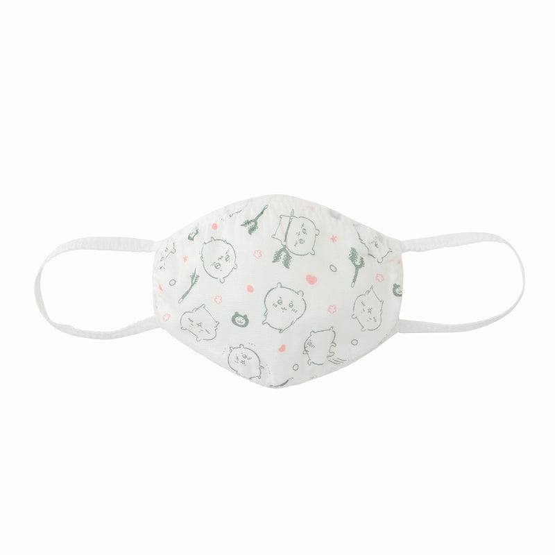 吉伊卡哇 抗菌防臭處理紗布口罩 M尺寸（吉伊卡哇） ちいかわ　抗菌防臭加工なガーゼマスクMサイズ（ちいかわ）