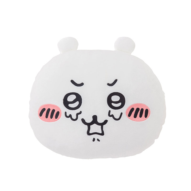 吉伊卡哇 大事發生的臉部靠墊（吉伊卡哇） ちいかわ 大変なことがおこったおかおクッション（ちいかわ）